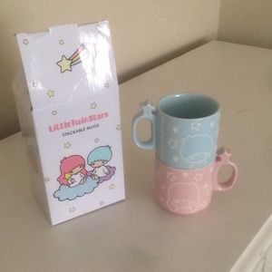 Sanrio Kiki & LaLa Stackable Mugs